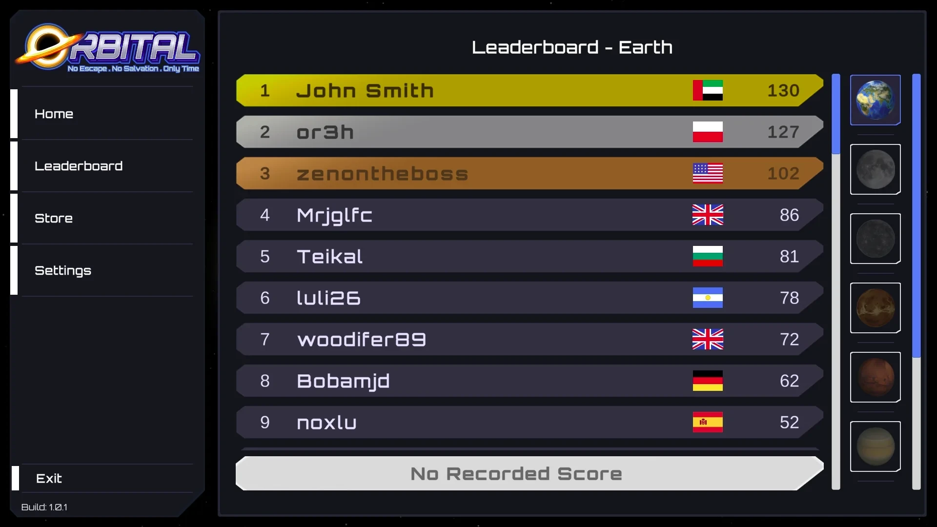 Orbital Gameplay Screenshot